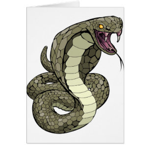 Serpent de cobra environ à frapper