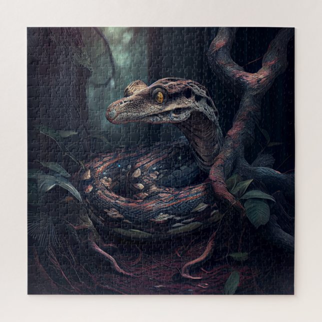 Serpent du puzzle (Vertical)