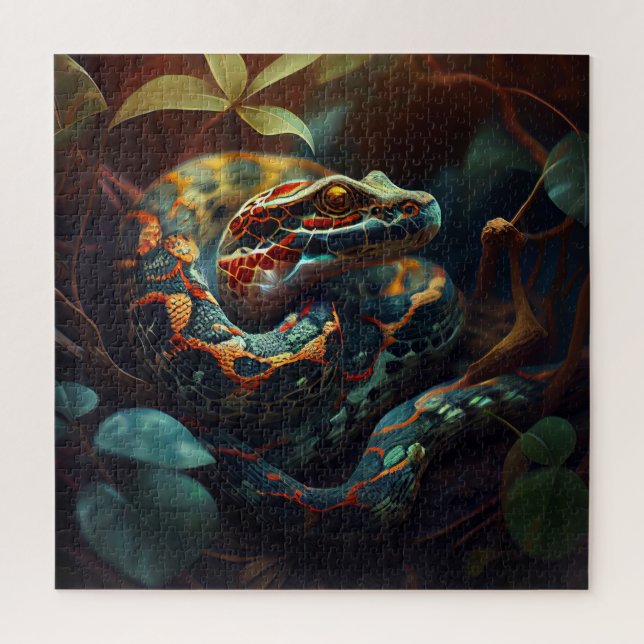 Serpent du puzzle (Vertical)