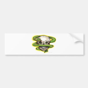 Serpent Evil Skull Autoaufkleber