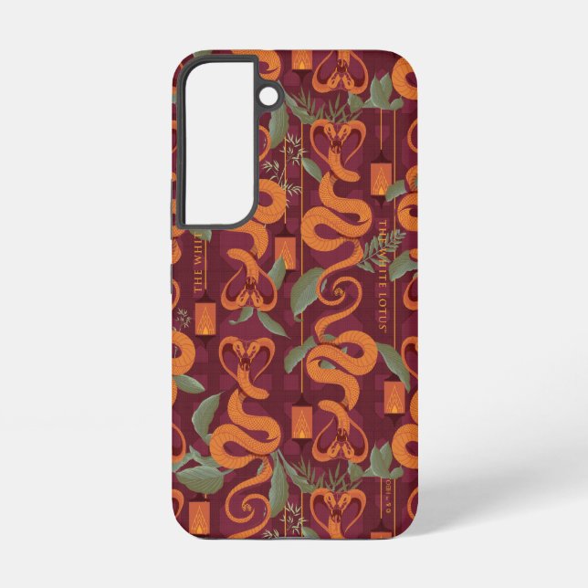 Serpent Luxe Muster - Der weiße Lotus Samsung Galaxy Hülle (Rückseite)