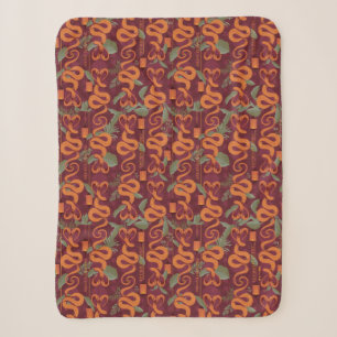 Serpent Luxe Muster - Der weiße Lotus Sherpadecke