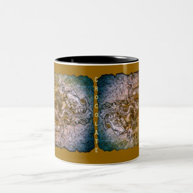 Serpent Maya Dieu Histoire Chocolat Chaud Mug (Centre)