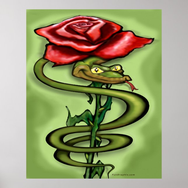 Serpent n Rose Poster (Vorne)