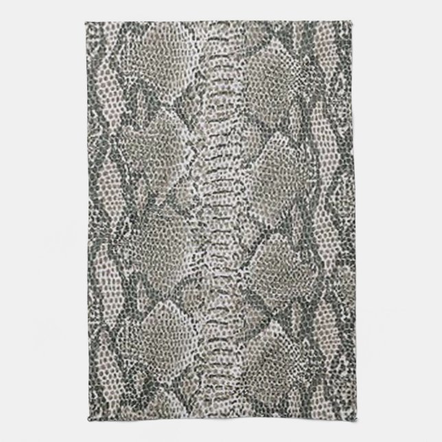 Serpent Peau Cuisine Serviette (Vertical)