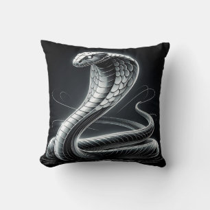 Serpentine Comfort: Kobra-förmiges Kissen für Exot
