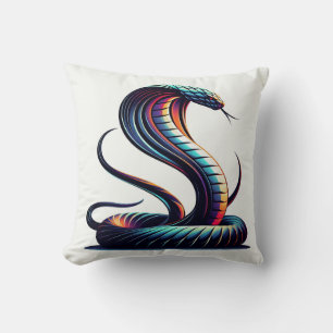 Serpentine Comfort: Kobra-förmiges Kissen für Exot