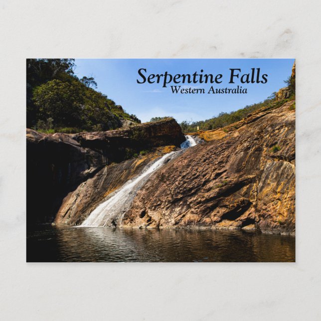 Serpentine Falls, Australien Postkarte (Vorderseite)