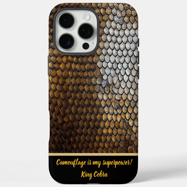 Serpentine-Skalen' exquisite Lichtextur iPhone 16 Pro Max Hülle (Rückseite)