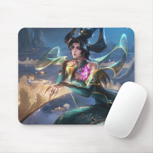 Serpents Embrace Gaming Mousepad | Schlange Hexe (Mit Mouse)