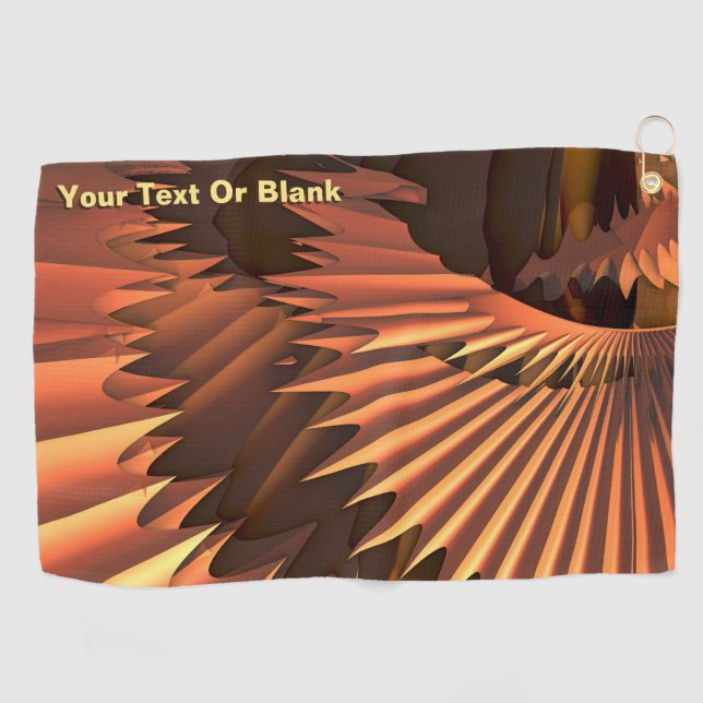 Serrationen Golfhandtuch (Horizontal)