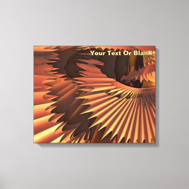 Serrationen Leinwanddruck (Vorderseite)