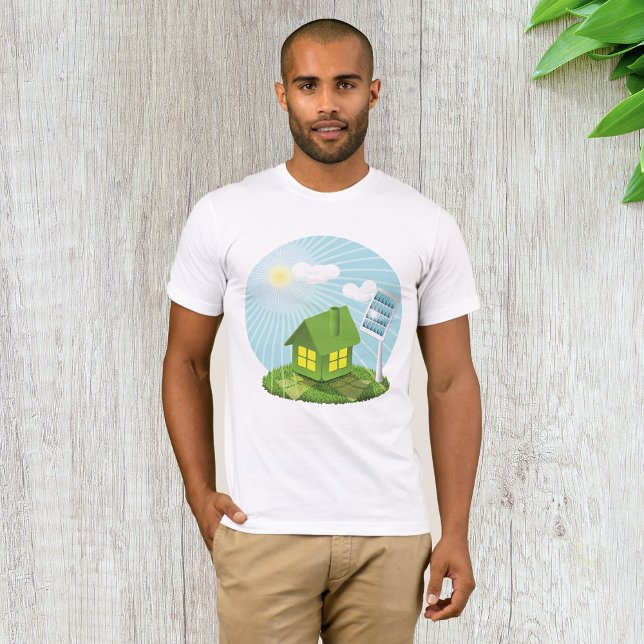 Serre À L'Énergie Solaire Mens T-Shirt (Créateur téléchargé)
