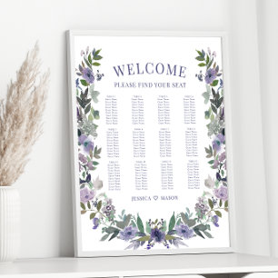 Serre Florale violet Jardin de mariage Tableau de