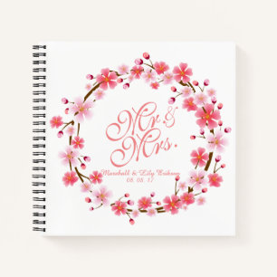 Serre personnalisée en fleur de cerisier Livre d