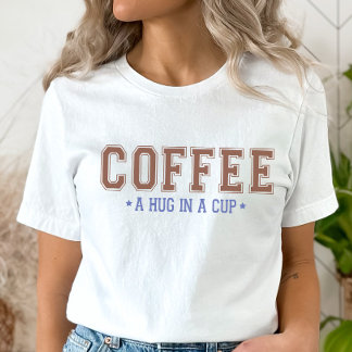 Serrer dans un T-shirt de la coupe, Chemise à café