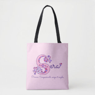 Sérums nom et sac de monogramme de signification