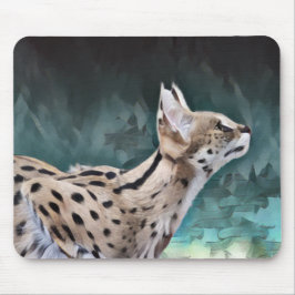 Serval Cat Mousepad