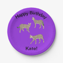 Serval Cats  Pappteller