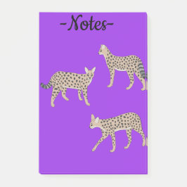 Serval Cats  Post-it Klebezettel