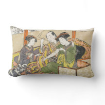 Servant, der Arzneimittel auf Geishas Arm ukiyo-e