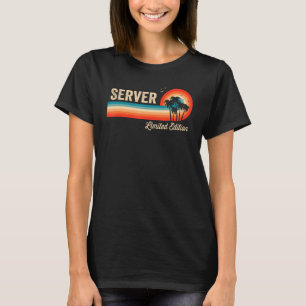 Server Geburtstag Retro Vintag Men Frauen Vater T-Shirt