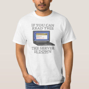 Server ist unten T-Shirt