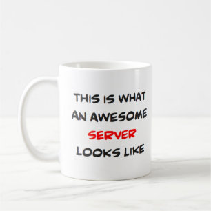Server, phantastisch kaffeetasse