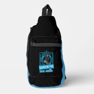 Serverloser lustiger Affe-Entwicklerhumor Crossbody Bag