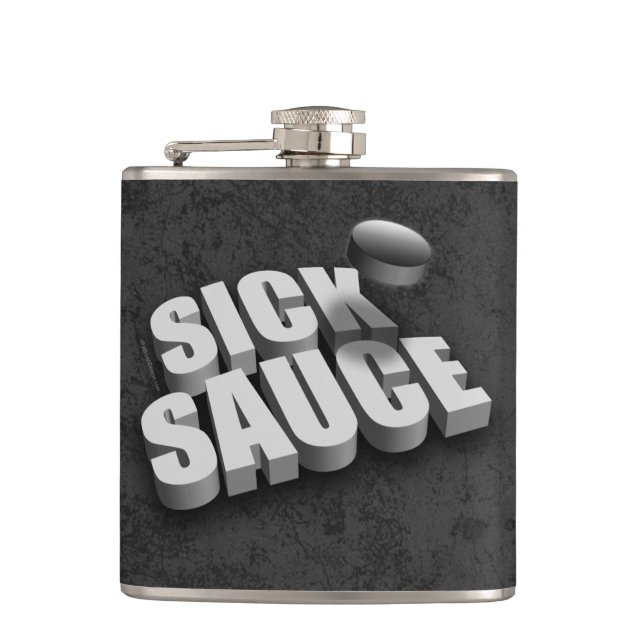 Serves Sick Sauce (Hockey) Flachmann (Vorderseite)