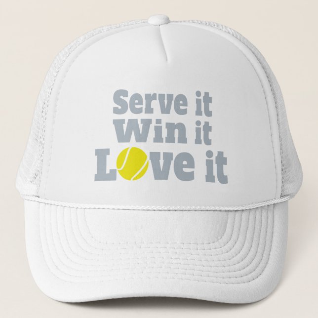 Servez-le, gagnez-le, aimez-le casquette graphique (Devant)