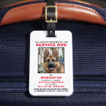 Service Animal Foto ID Abzeichen Gepäckanhänger<br><div class="desc">Service Hund - Identifizieren Sie Ihren Hund einfach als einen funktionierenden Hund, während Sie Ihren Hund konzentriert behalten und auf Ablenkungen während der Arbeit mit einem dieser k9 Service Hund ID Abzeichen. Obwohl nicht erforderlich, gibt Ihnen und Ihrem Service Hund ein Service Dog ID-Abzeichen Sicherheit und Reiseleichtigkeit, ohne Probleme und...</div>