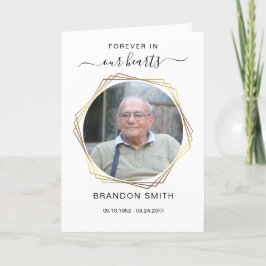 Service Beerdigung Obituale mit Foto Danke Karte