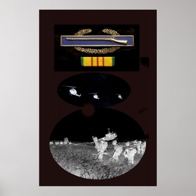 Service CIB et Viêt-nam poster du ruban (Devant)