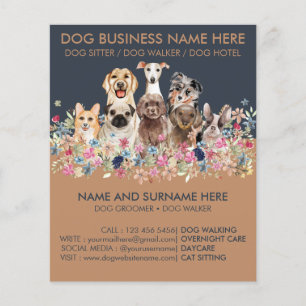 Service de gardiennage de chien marron Navy flyer