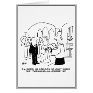 Service de mariage à l'église Le vicaire ne peut p