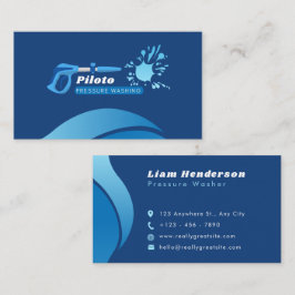 Service de nettoyage des Cartes de visite de lavag