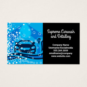 Service de nettoyage des voitures   Bulles