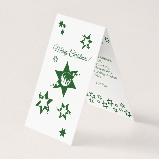 Service de soins de la pelouse Carte blanche-verte (Front)