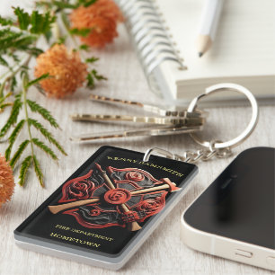 Service des incendies Emblème de courage et de dév