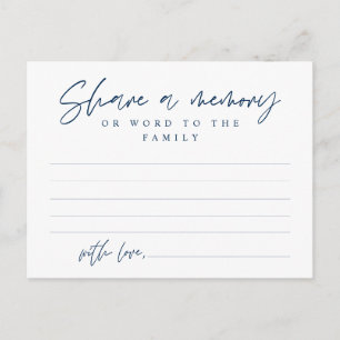 Service funéraire, Partager une mémoire, Carte de 