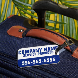 Service für Firmennamen - Kundenspezifisch Gepäckanhänger