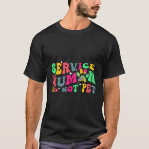 Service Hund Mensch nicht Pet Funny Rescue Hund Ow T-Shirt