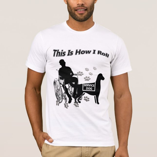 Service-Hund - So kann ich T-Shirt (Vorderseite)