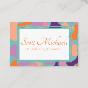 service pour animaux de compagnie carte de visite