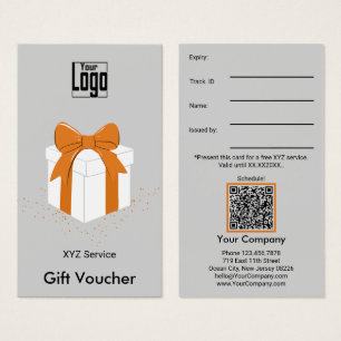 Service sophistiqué Carte cadeau d'entreprise