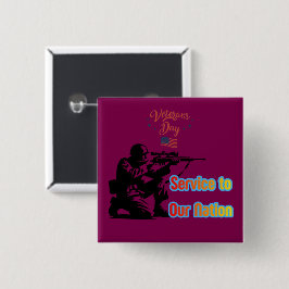Service To Nation Wein Button