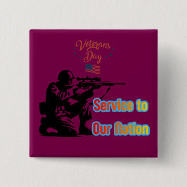 Service To Nation Wein Button