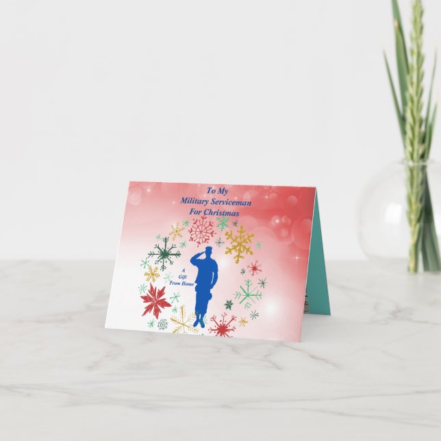 Serviceman Faltingkarte Karte (Vorderseite)