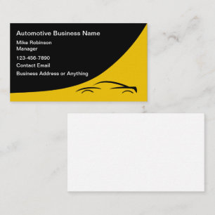 Services automobiles Design Carte de visite modern